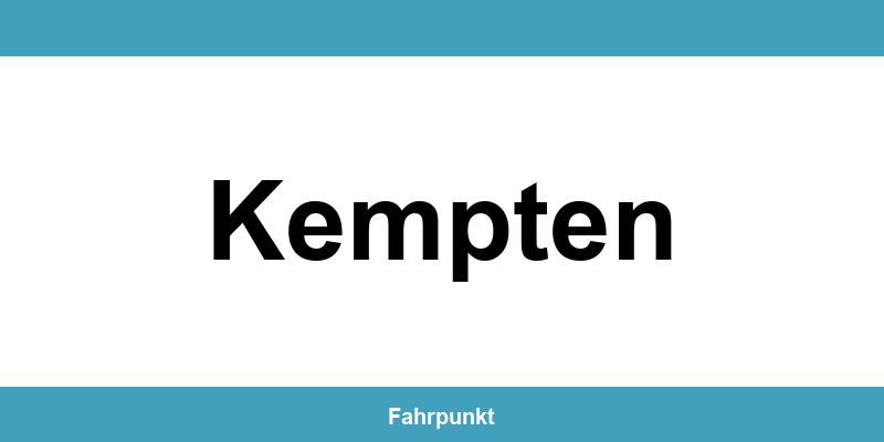 Führerscheinstelle Kempten – Termin online und Öffnungszeiten
