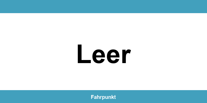 Führerscheinstelle Leer – Termin online und Öffnungszeiten