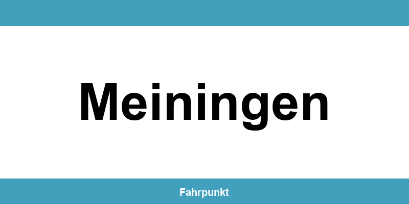 Führerscheinstelle Meiningen – Termin online und Öffnungszeiten