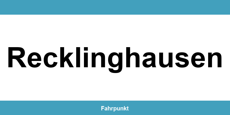 Führerscheinstelle Recklinghausen – Termin online und Öffnungszeiten