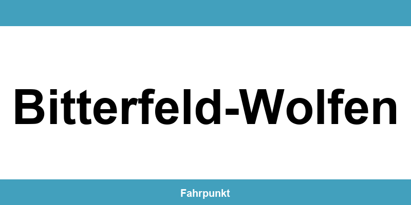 Führerscheinstelle Bitterfeld-Wolfen – Termin online und Öffnungszeiten