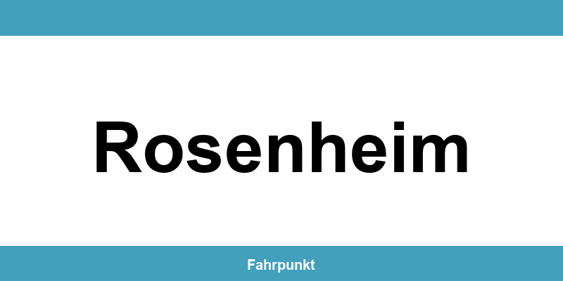 Führerscheinstelle Rosenheim – Termin online und Öffnungszeiten