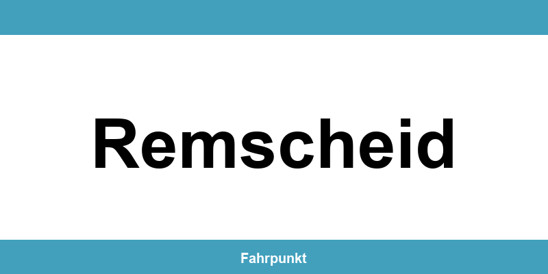 Führerscheinstelle Remscheid – Termin online und Öffnungszeiten