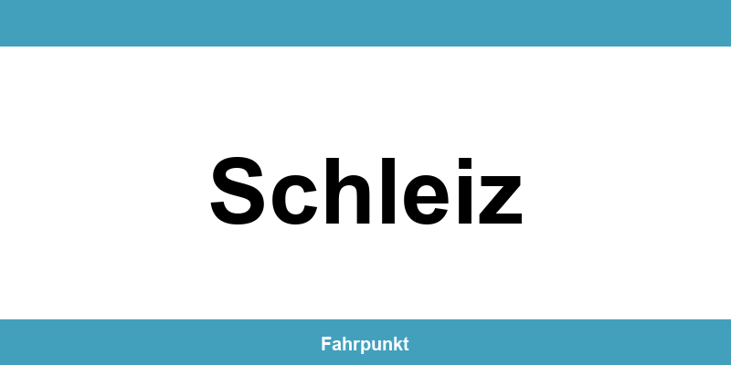 Führerscheinstelle Schleiz – Termin online und Öffnungszeiten