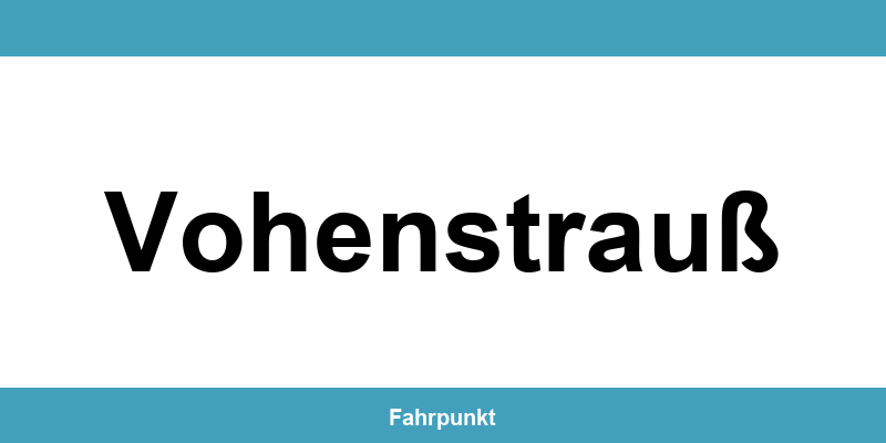 Führerscheinstelle Vohenstrauß – Termin online und Öffnungszeiten