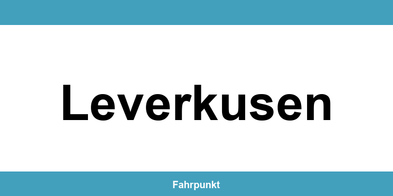 Führerscheinstelle Leverkusen – Termin online und Öffnungszeiten